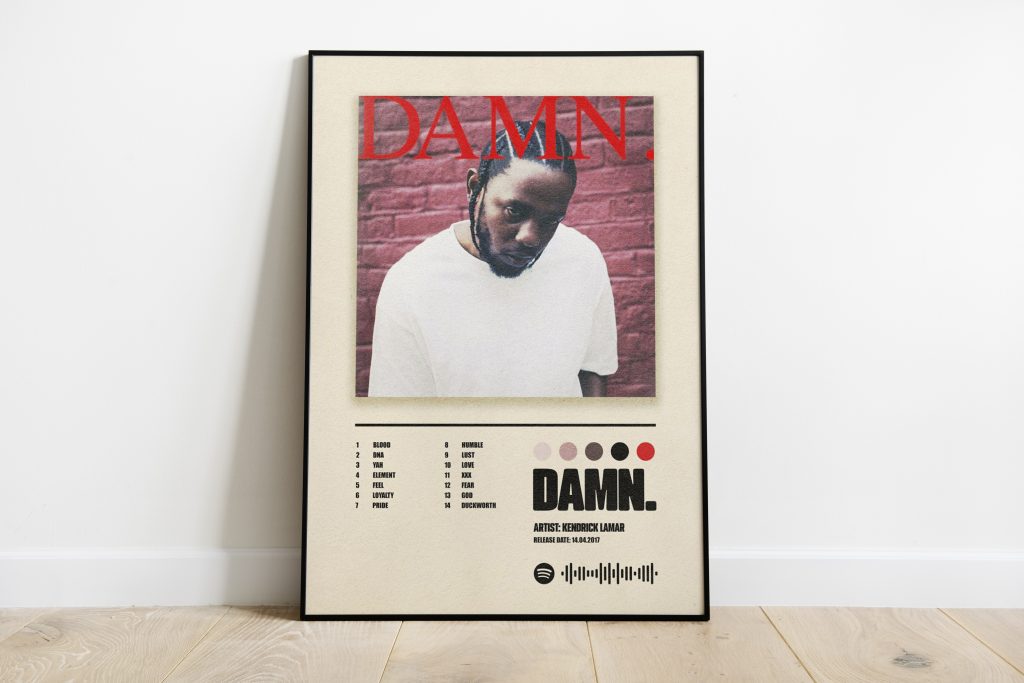 Damn Kendrick Lamar Poster Shark Shirts