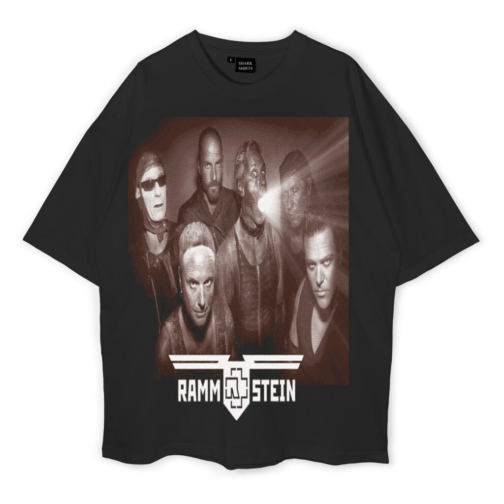 Rammstein Oversized T Shirt Shark Shirts