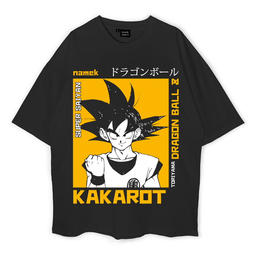 Dragon Ball Z Kakarot Oversized T Shirt Shark Shirts