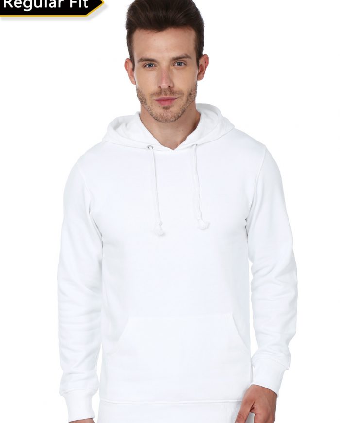 Plain White Hoodie