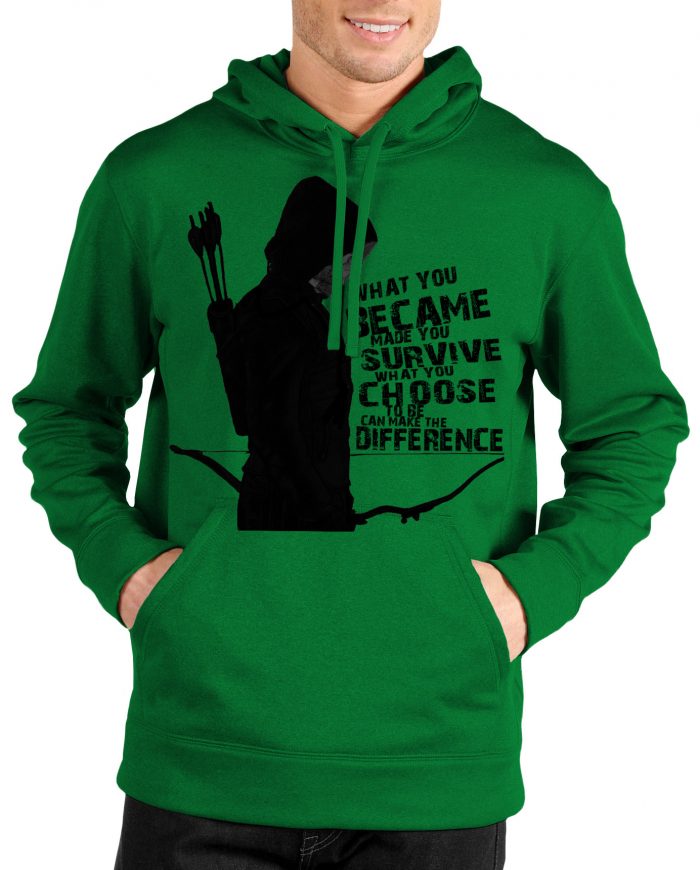 Arrow Green Hoodie