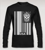 USA King Skull Full Sleeve Tee