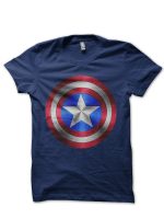 Captain America Navy Blue Tee