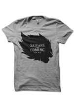 Saiyan Is Coming Grey Tee