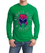Helmet Green Full Sleeve Tee