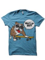 Whatsup Bro Sky Blue Tee