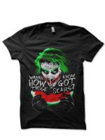 Joker Black Half Sleeve Tee