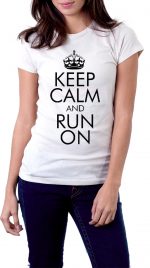 Keep Calm White Girls Top