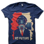 No Future Navy Blue Tee