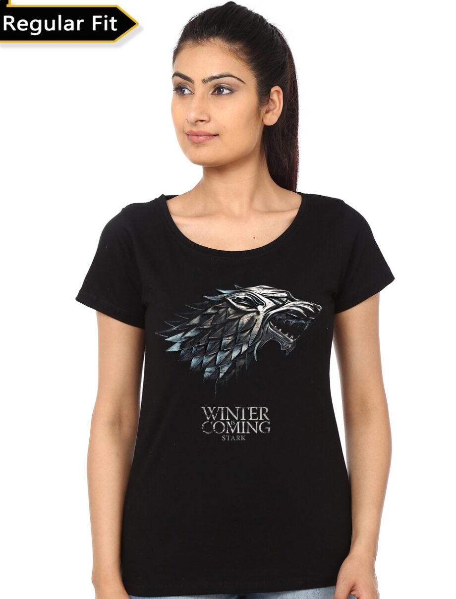 Winter Coming Black Girl Top