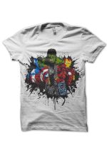 Avengers White Tee