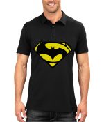 Batman Vs Superman Black Polo Tee