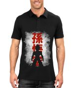 Over 9000 Black Polo Tee