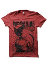 Red Wolverine Tee