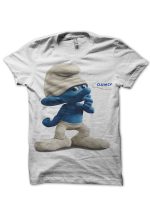 Smurf White Tee