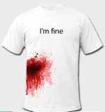 Bloody White T-Shirt