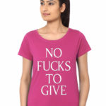 No Fucks To Give Girls T-Shirt