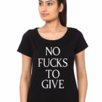 No Fucks To Give Girls T-Shirt