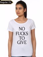 No Fucks To Give Girls T-Shirt