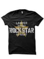 Rockstar Lawyer Black T-Shirt