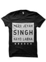 Singh Black T-Shirt