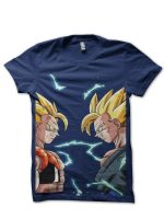 DBZ Face Off Navy Blue Tee