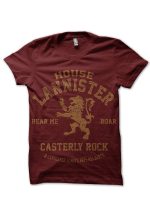 House Lannister Maroon T-Shirt