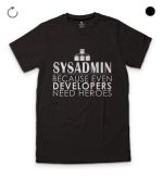 Sysadmin Black T-Shirt