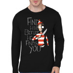 Insane Survival Black Full Sleeve Tee