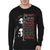 Arya Stark Black Full Sleeve Tee