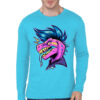 Metal Head Light Blue Full Sleeve Tee