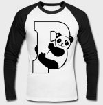 Panda P Raglan Tee