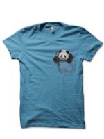 Panda Light Blue Tee