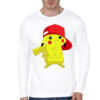 Pikachu White Full Sleeve Tee