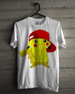 Pikachu White Tee