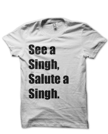 Respect The Singh White Tee