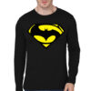 Batman Vs Superman Black Full Sleeve Tee