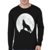Wolf Black Full Sleeve Tee
