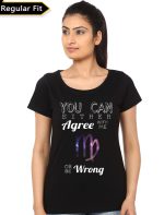 Agree With Me Black Top
