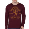 House Lannister Maroon Full Sleeve Tee