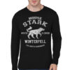 House Stark Black Full Sleeve Tee