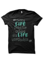 One Life Black Tee