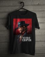 Red Redemption Black Tee