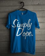 Simply Dope Blue Tee (White & Green Available)