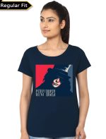 Slash Navy Blue Top