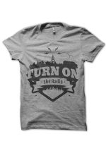Turn On Radio Grey Tee