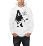 Slash White Hoodie