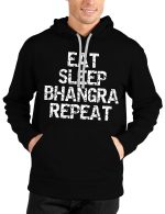 Bhangra black hoodie