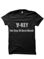 V-key Black Tee