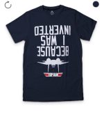 Top Gun Inverted Navy Blue Tee